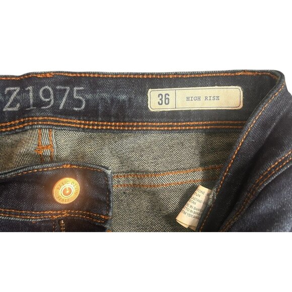 Zara Jeans Z1975 Zara Basic Denim Skinny Jeans Super High Rise Fit Blue Size 4 - Picture 9 of 12